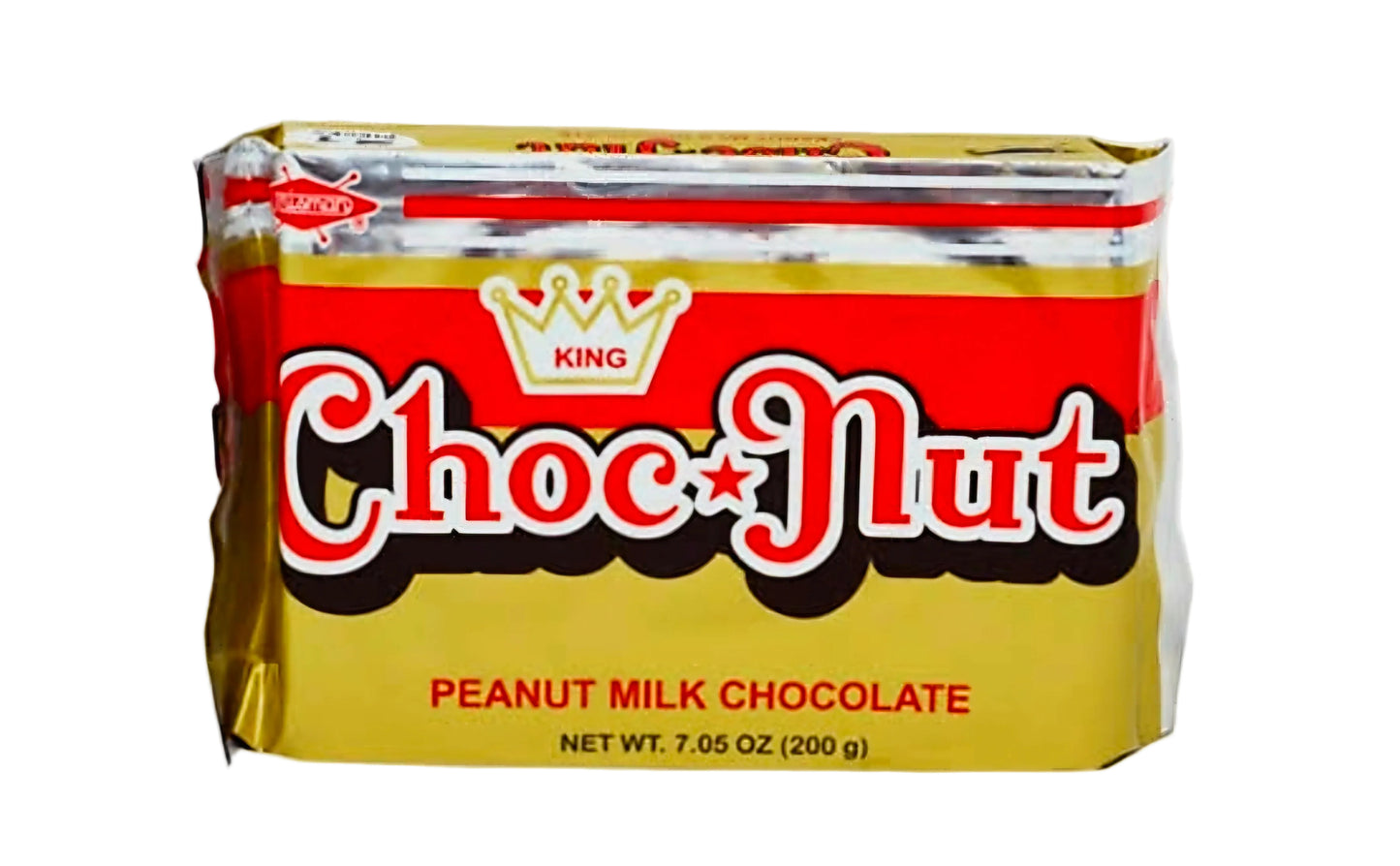 KING CHOC-NUT PEANUT MILK CHOCOLATE 200G