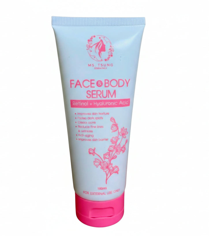 MS.TSUNG Face & Body Serum Retinol +Hyaluronic Acid 100ml