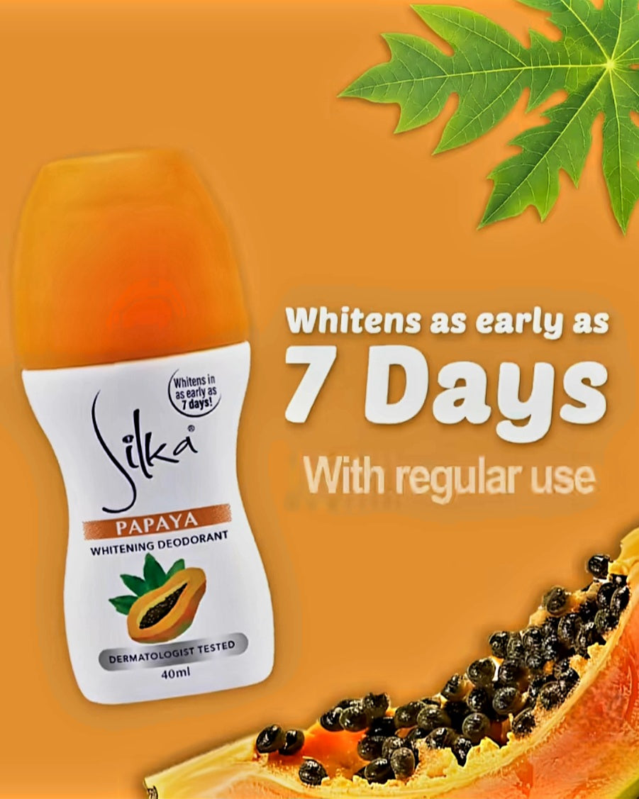 SILKA Orange Papaya Deodorant Roll-On 40ml (ORANGE)