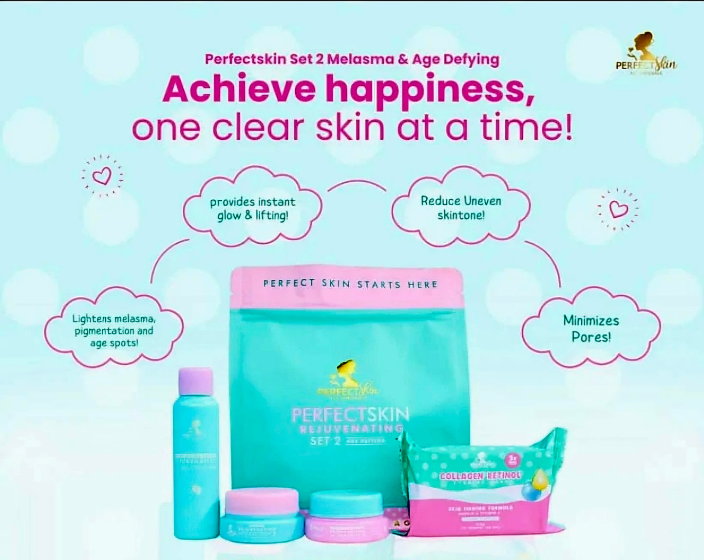 Perfect Skin REJUVENATING SET#2 Melasma & Age-Defying Set