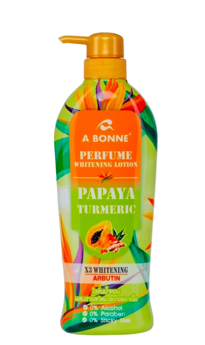 A BONNE' PERFUME WHITENING LOTION PAPAYA TURMERIC 500ml
