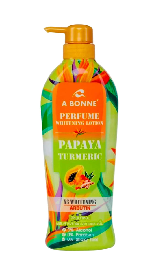 A BONNE' Perfume Whitening Lotion PAPAYA TURMERIC 500ml