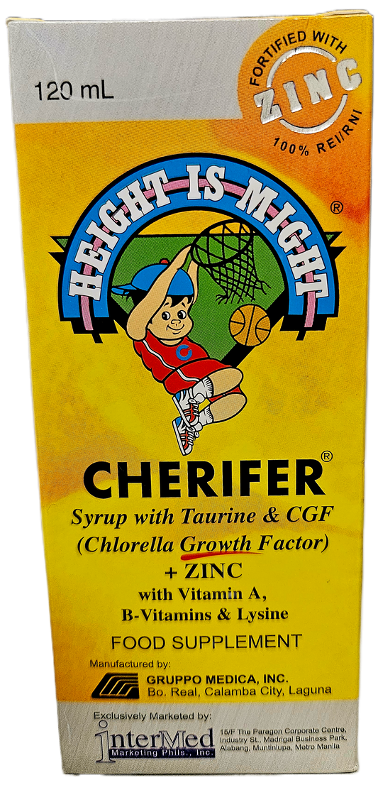 CHERIFER SYRUP WITH ZINC 120ML