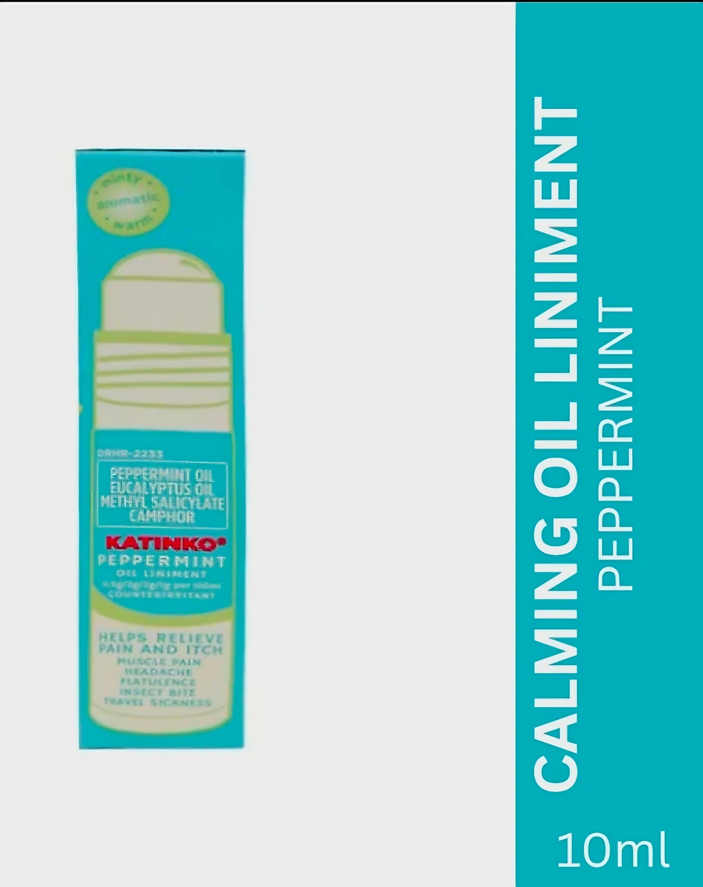 AROMATIC PEPPERMINT KATINKO Oil Liniment 10ml ROLLERBALL APPLICATOR