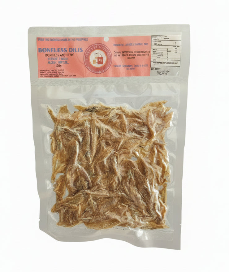 DRIED UNSALTED BONELESS DILIS 100G (NON-FROZEN)
