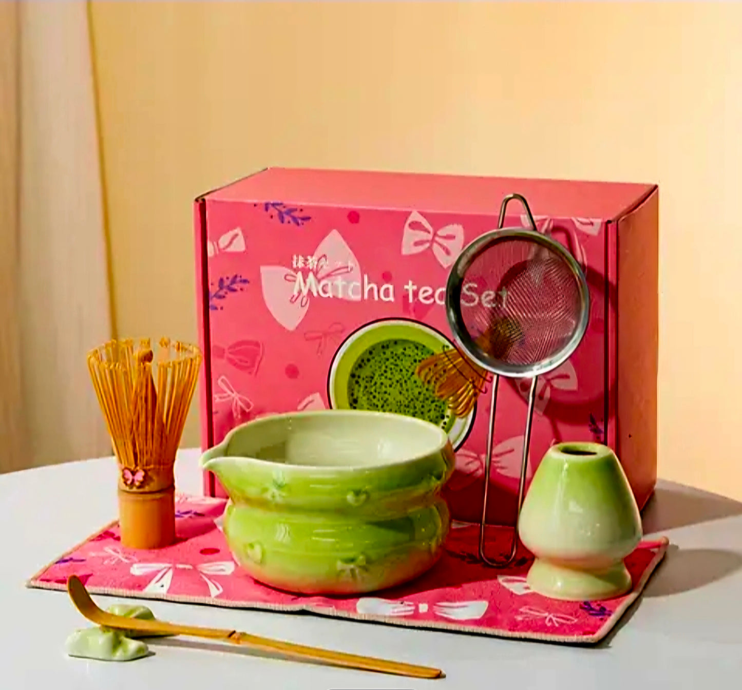 Japanese COMPLETE MATCHA TEA SET (Gift Pack)