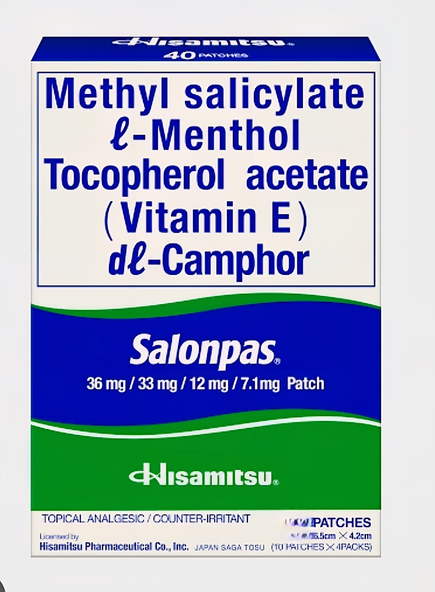 SALONPAS Topical  Patches 10patches