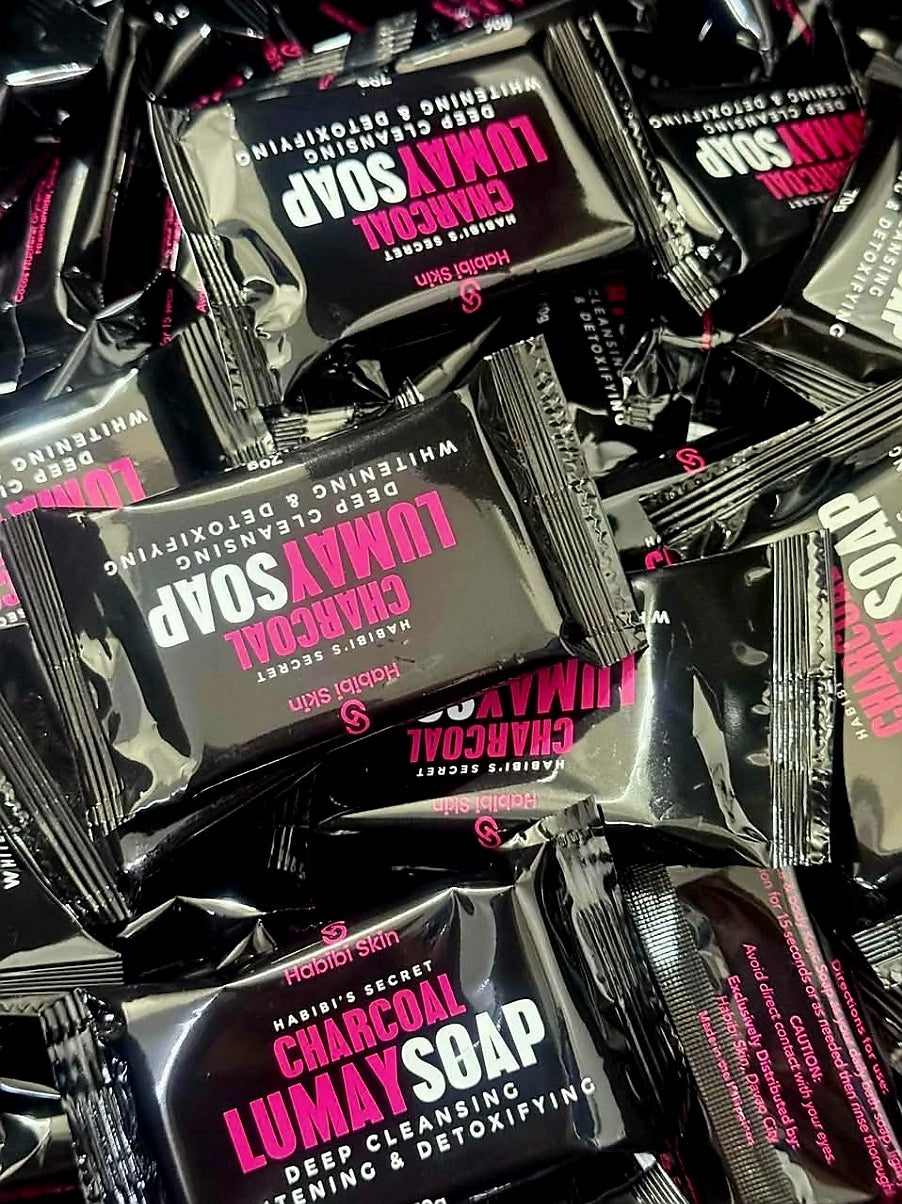 Habibi Skin CHARCOAL LUMAY SOAP Cleanse & Detoxify 70g