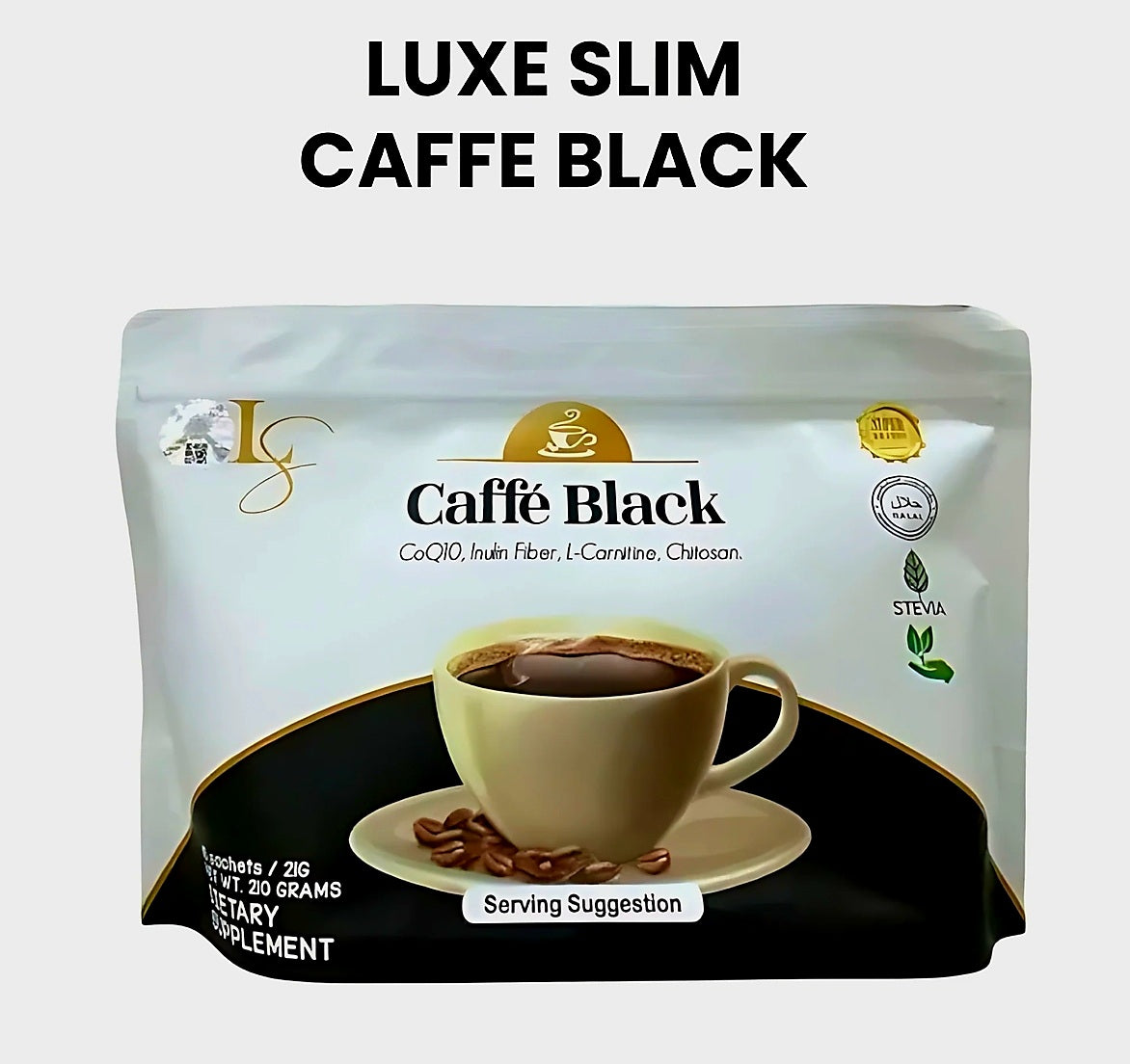 Luxe Slim CAFFE BLACK 21g x 10 sachets