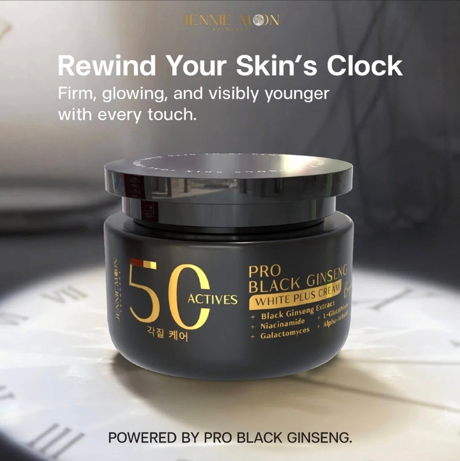 JENNIE MOON PRO BLACK GINSENG WHITE PLUS CREAM 250ML