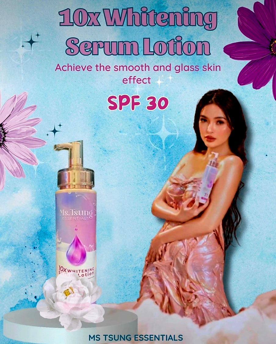 MS.TSUNG ESSENTIALS 10X Whitening Serum Lotion SPF30 PA+++ 250ml