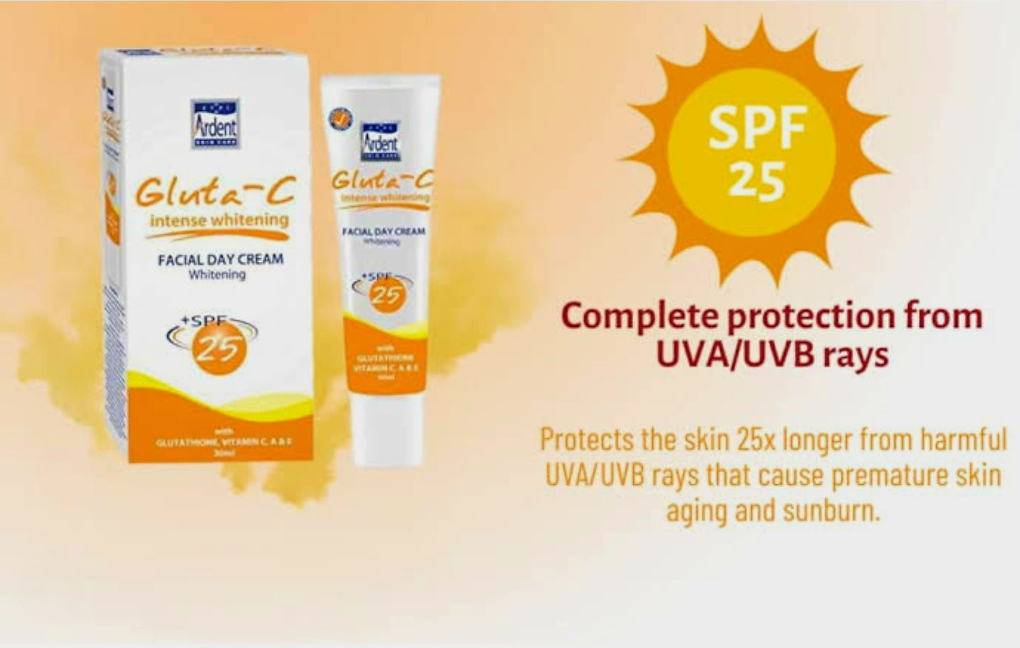 GLUTA-C Intense Whitening FACIAL DAY CREAM SPF25 30ml