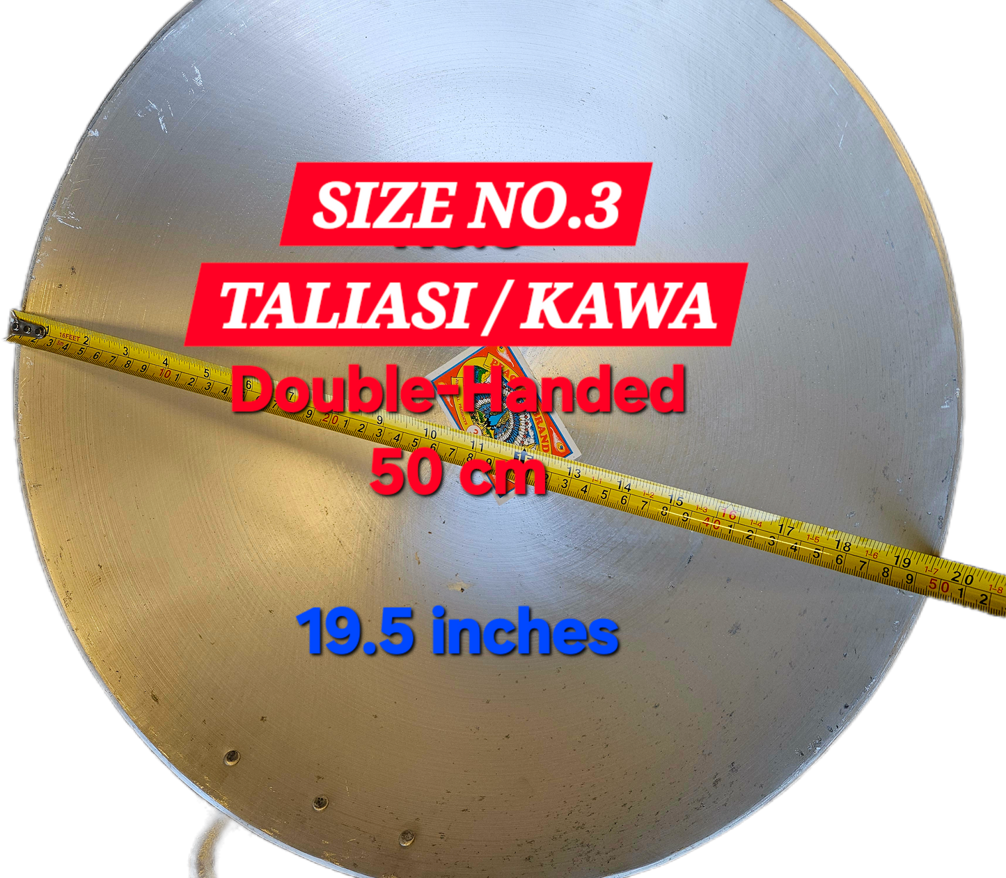 TALIASI / KAWA No.3 (50cm) DOUBLE-HANDED WOK  (Read descriptions for shipping this product)