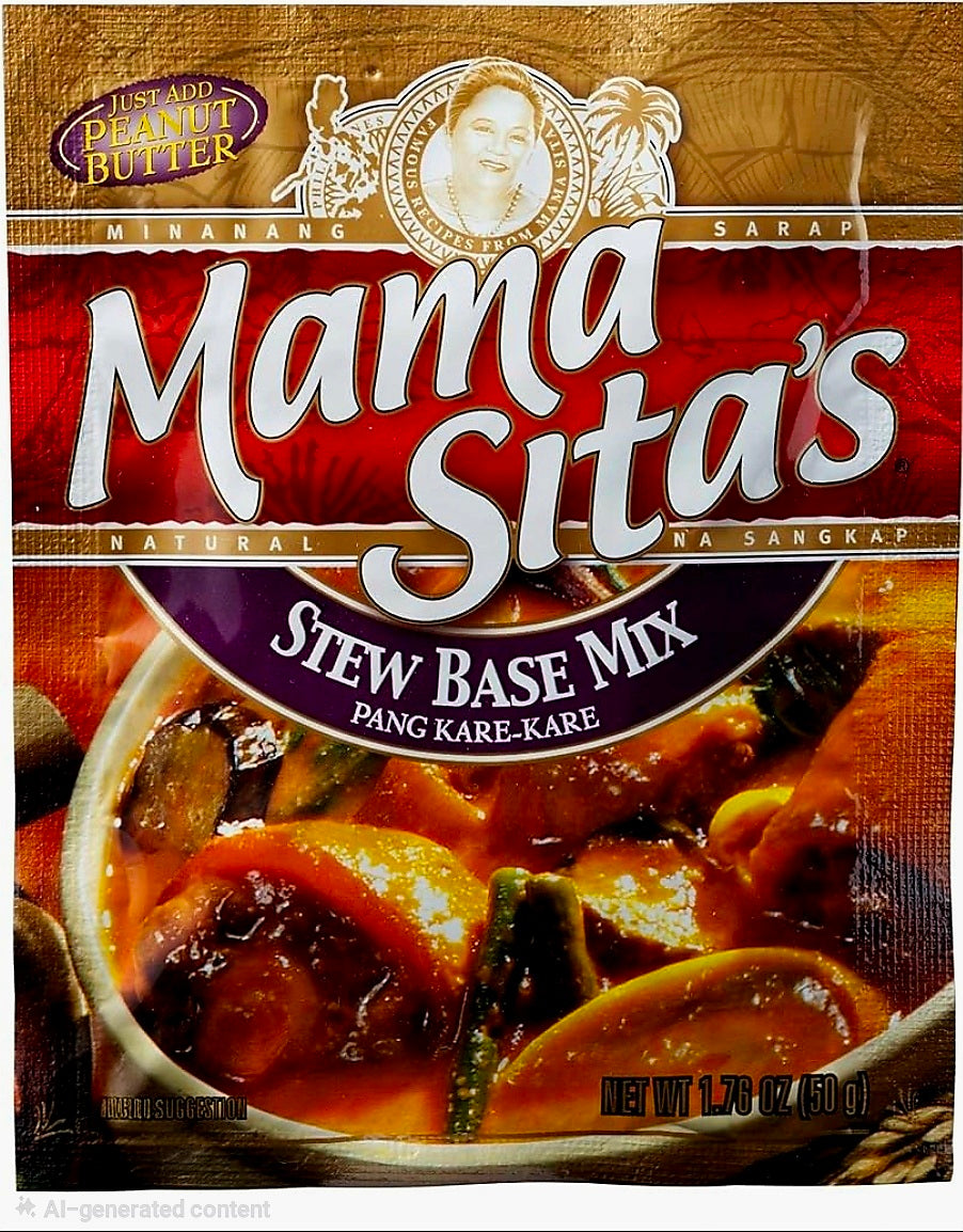 Mama Sita's KARE-KARE BASE Mix (PEANUT-FREE) 57g