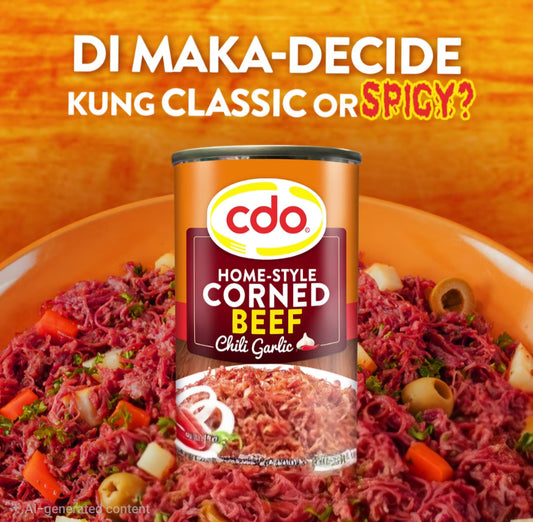 CDO Home-Style Corned Beef CHILI GARLIC 260g
