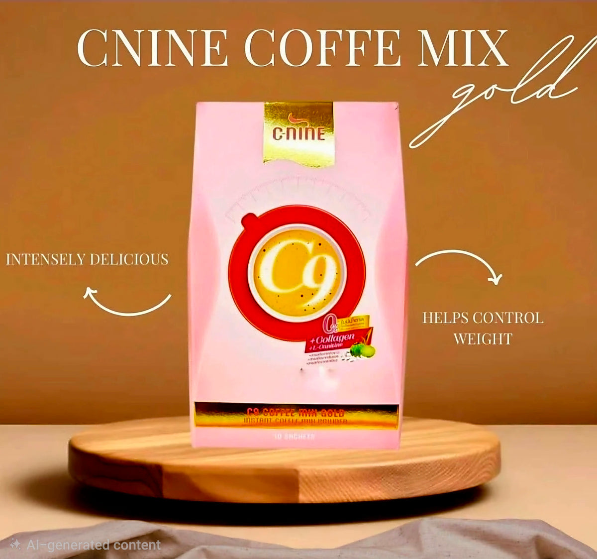 C9 PROSLIM GOLD SLIMMING COFFEE MIX 10-SACHETS