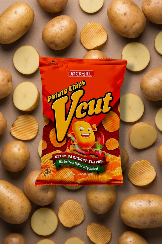 JACK&JILL VCUT POTATO CHIPS SPICY BBQ 60G