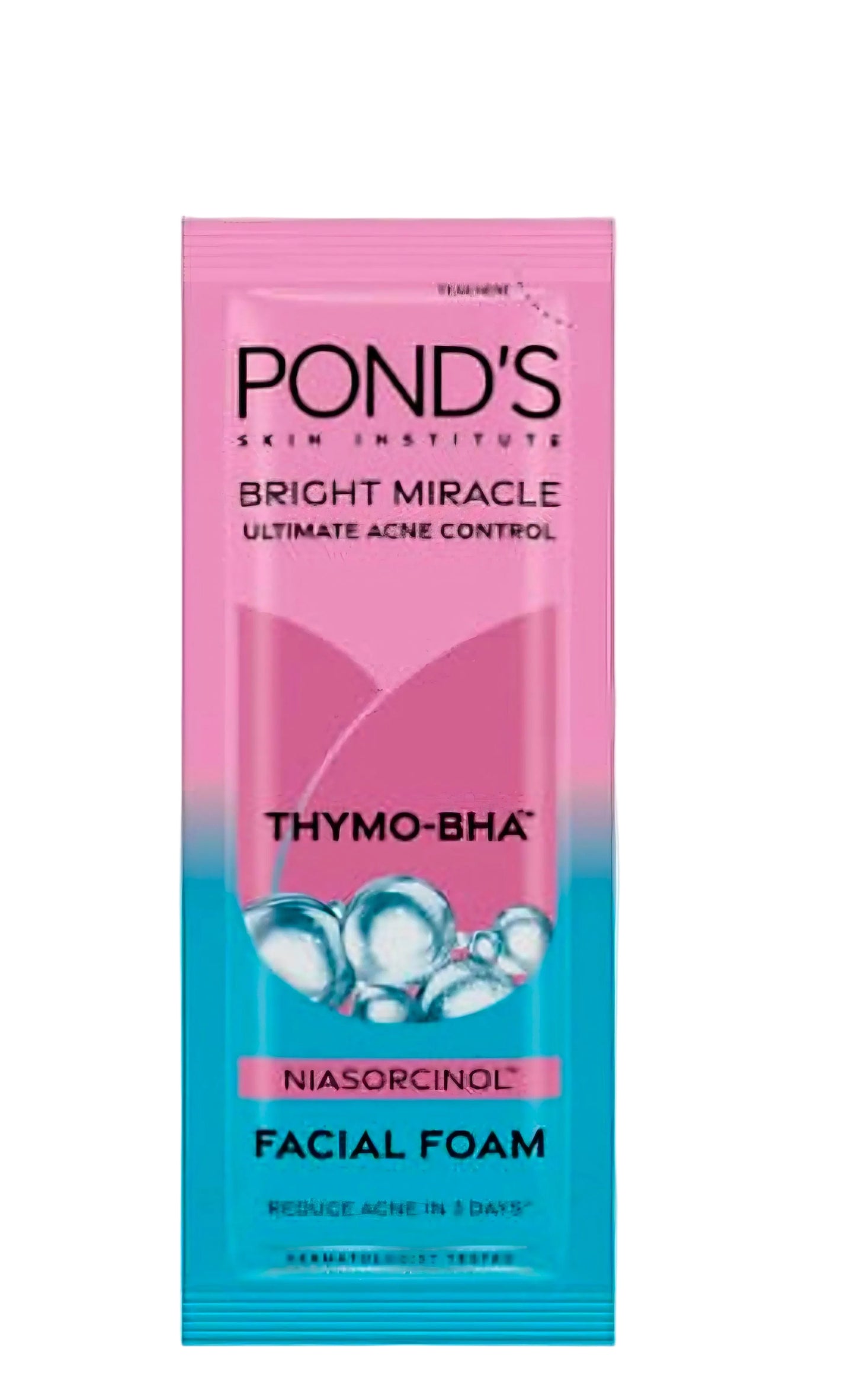POND'S Bright Miracle Niasorcinol ULTIMATE ACNE CONTROL Facial Foam THYMO-BHA 10g (Travel Size Sachet)
