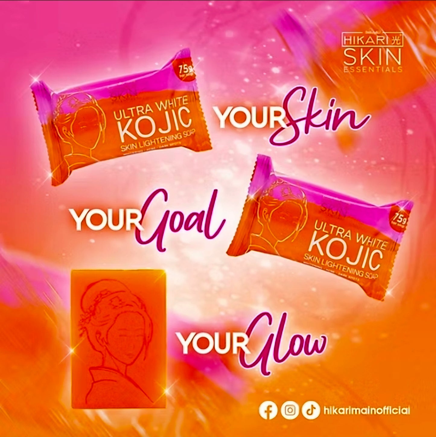 Hikari Essentials ULTRA WHITE KOJIC Skin Lightening Soap 75g