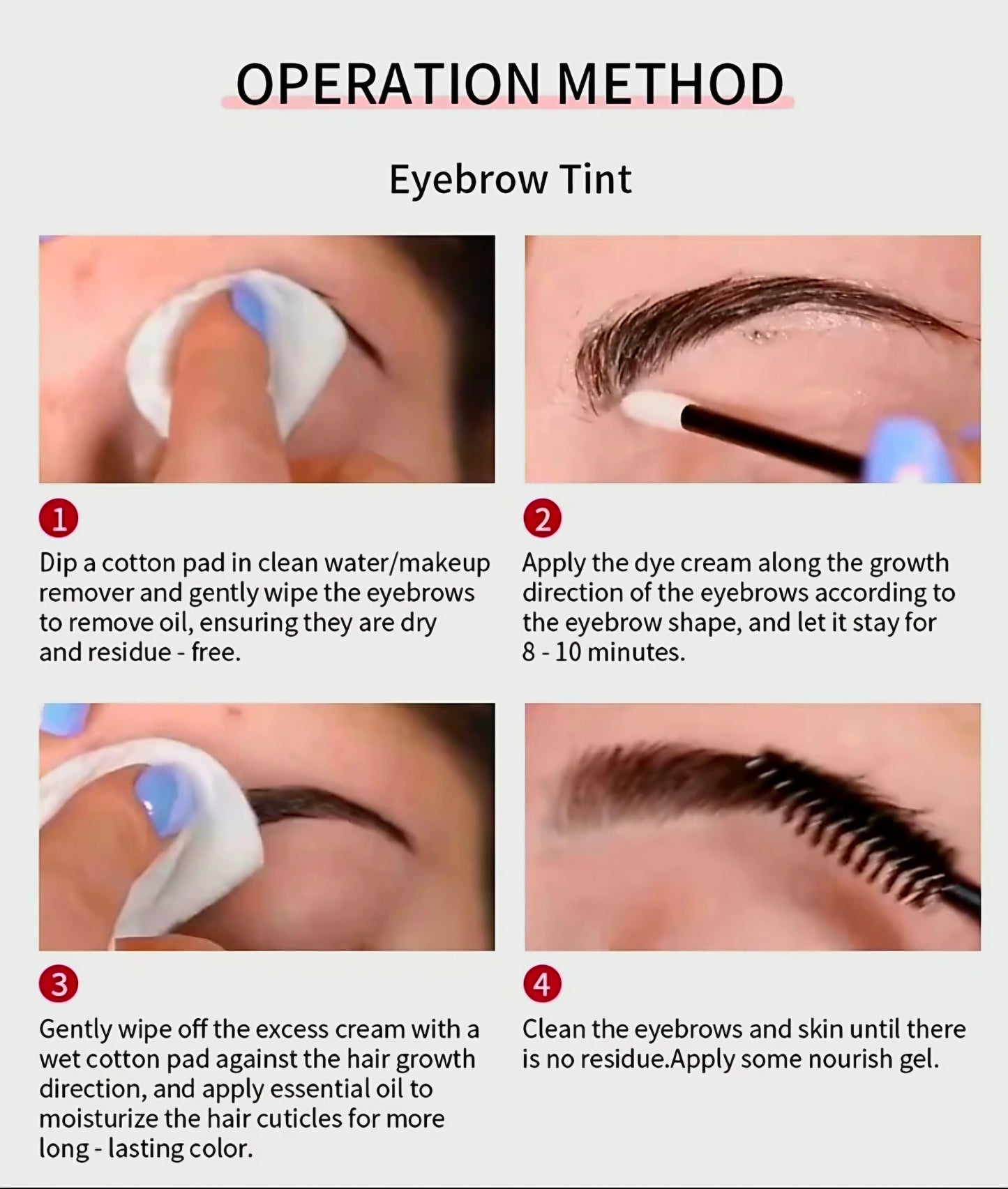 Iconsign DIY EYELASH & EYEBROW DYE SET with 3 Colours (Black, Brown, Coffee)