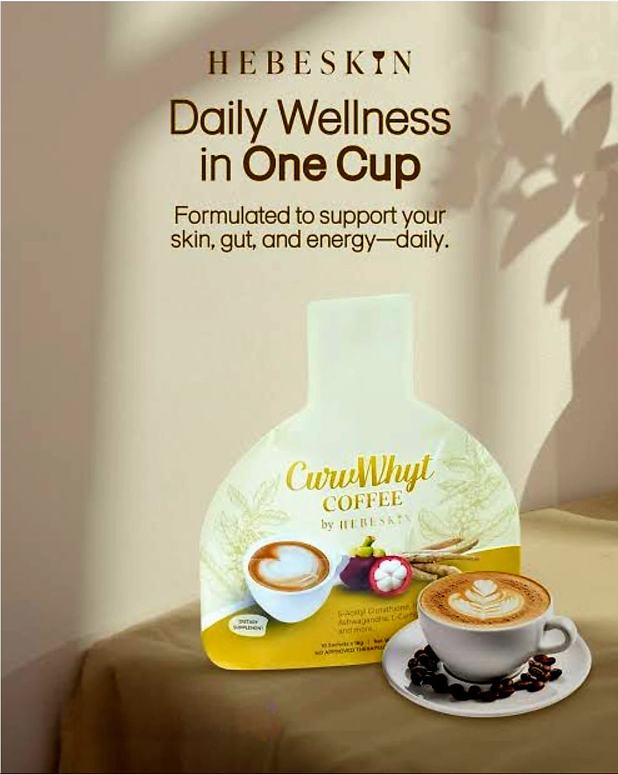 CURVWHYT Slimming Coffee by HEBESKIN 18g x 10 sachets
