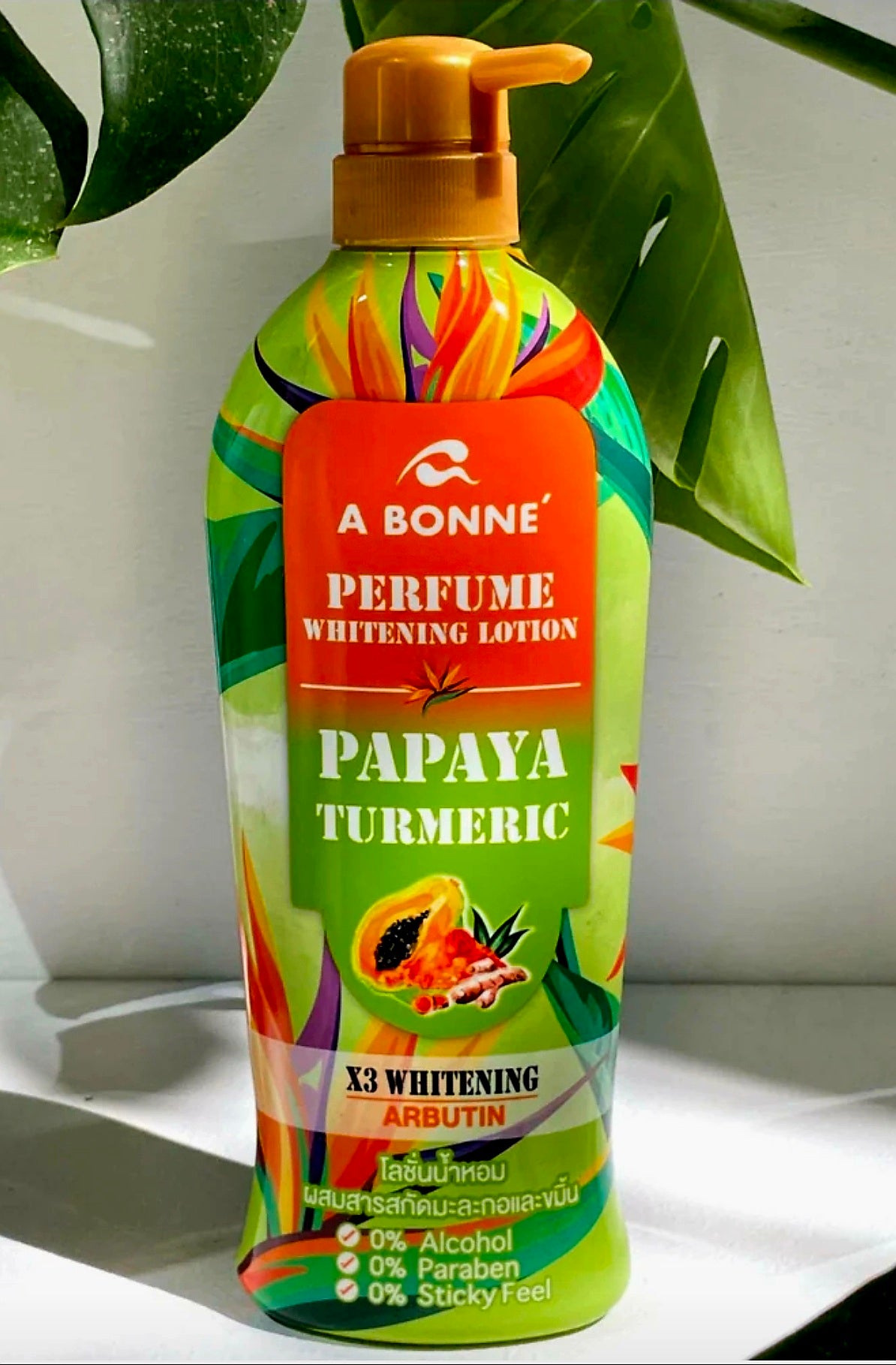 A BONNE' PERFUME WHITENING LOTION PAPAYA TURMERIC 500ml