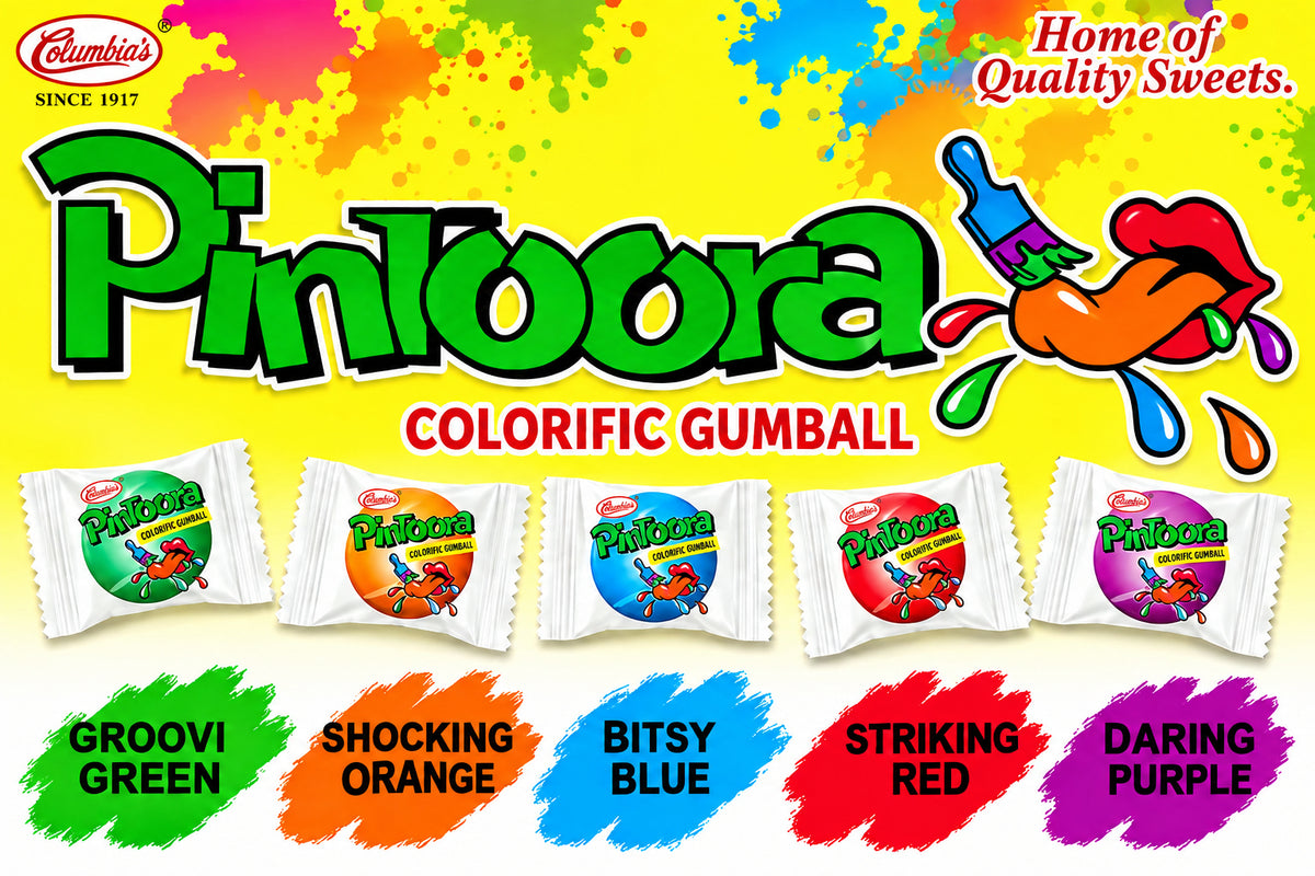 COLUMBIA PINTOORA COLOROFIC GUMBALL 30-PCS (07/01/28)