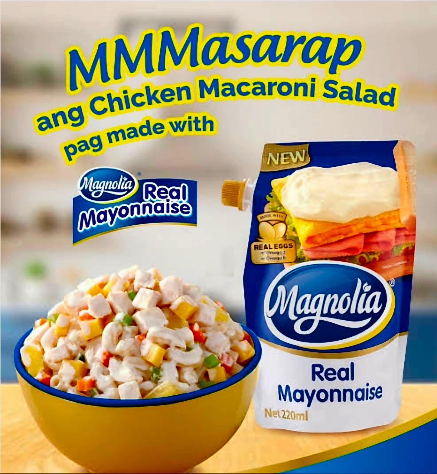 Magnolia REAL MAYONNAISE 470ml Large Pouch Resealable Cap