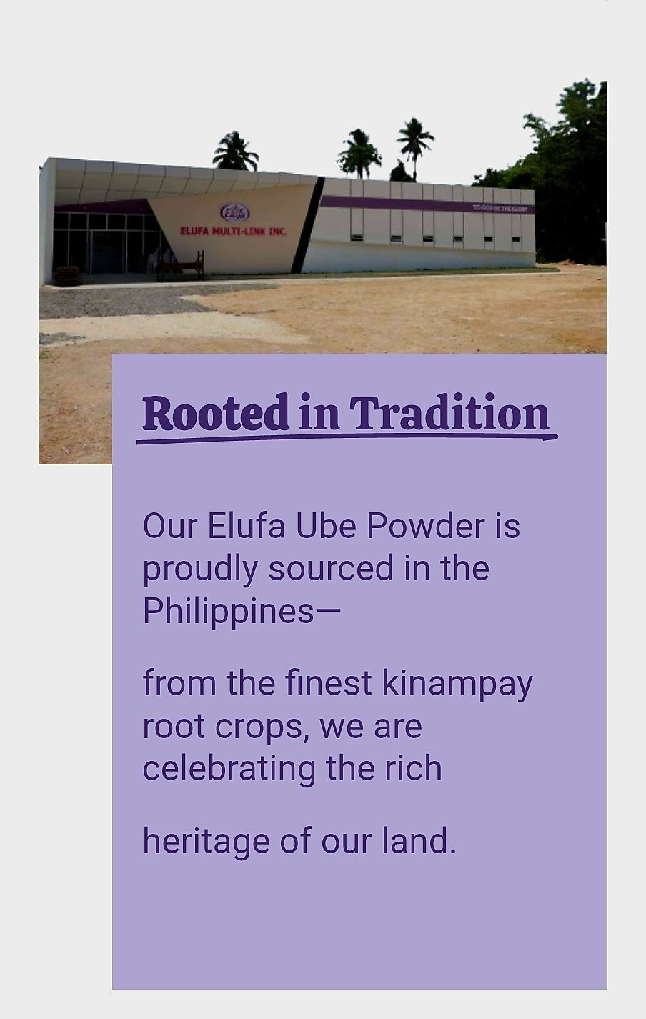 Elufa Brand PURE UBE POWDER 115g Pouch