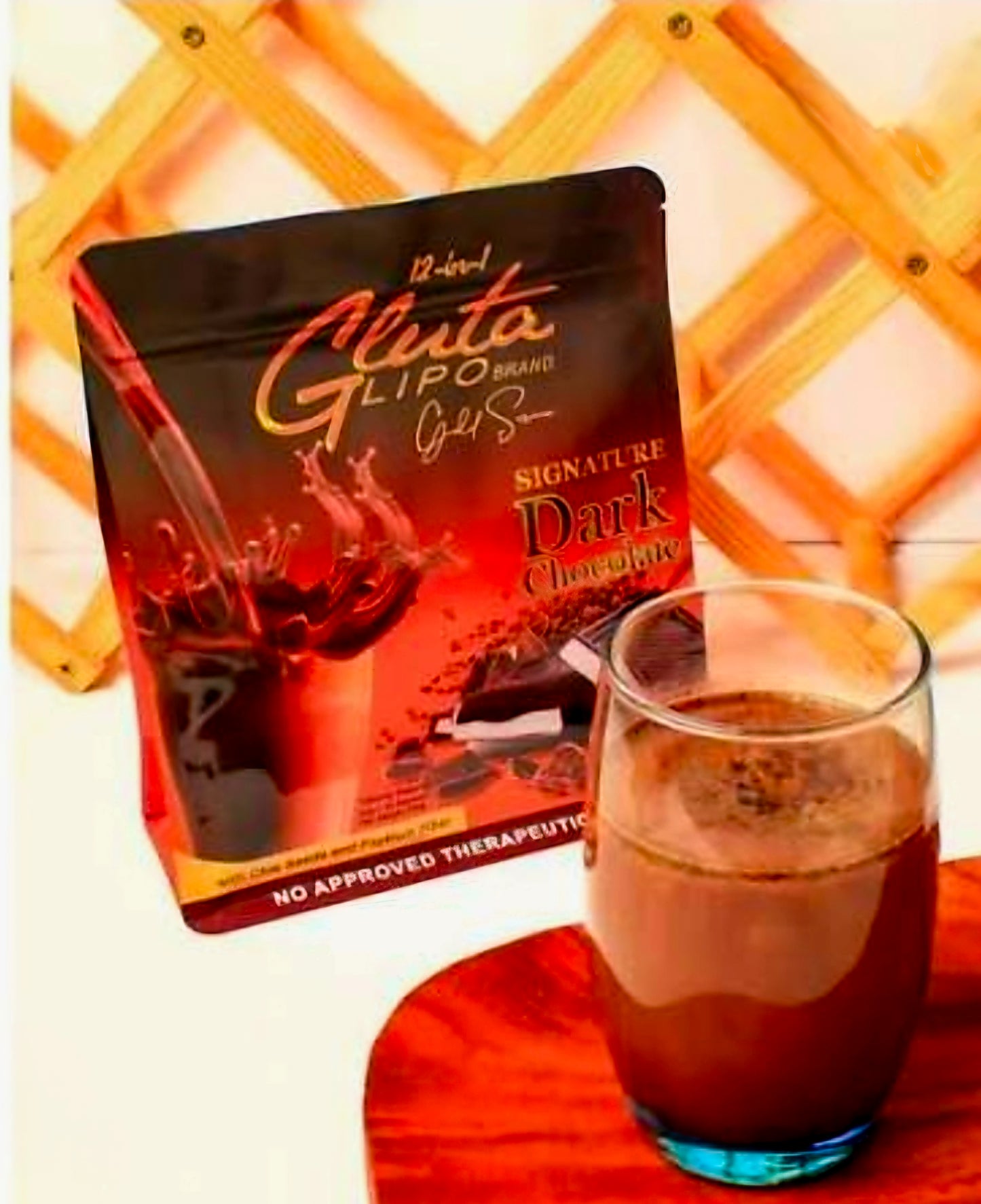 Gluta Lipo Gold Series 12-in-1 Signature DARK CHOCOLATE 10sachets