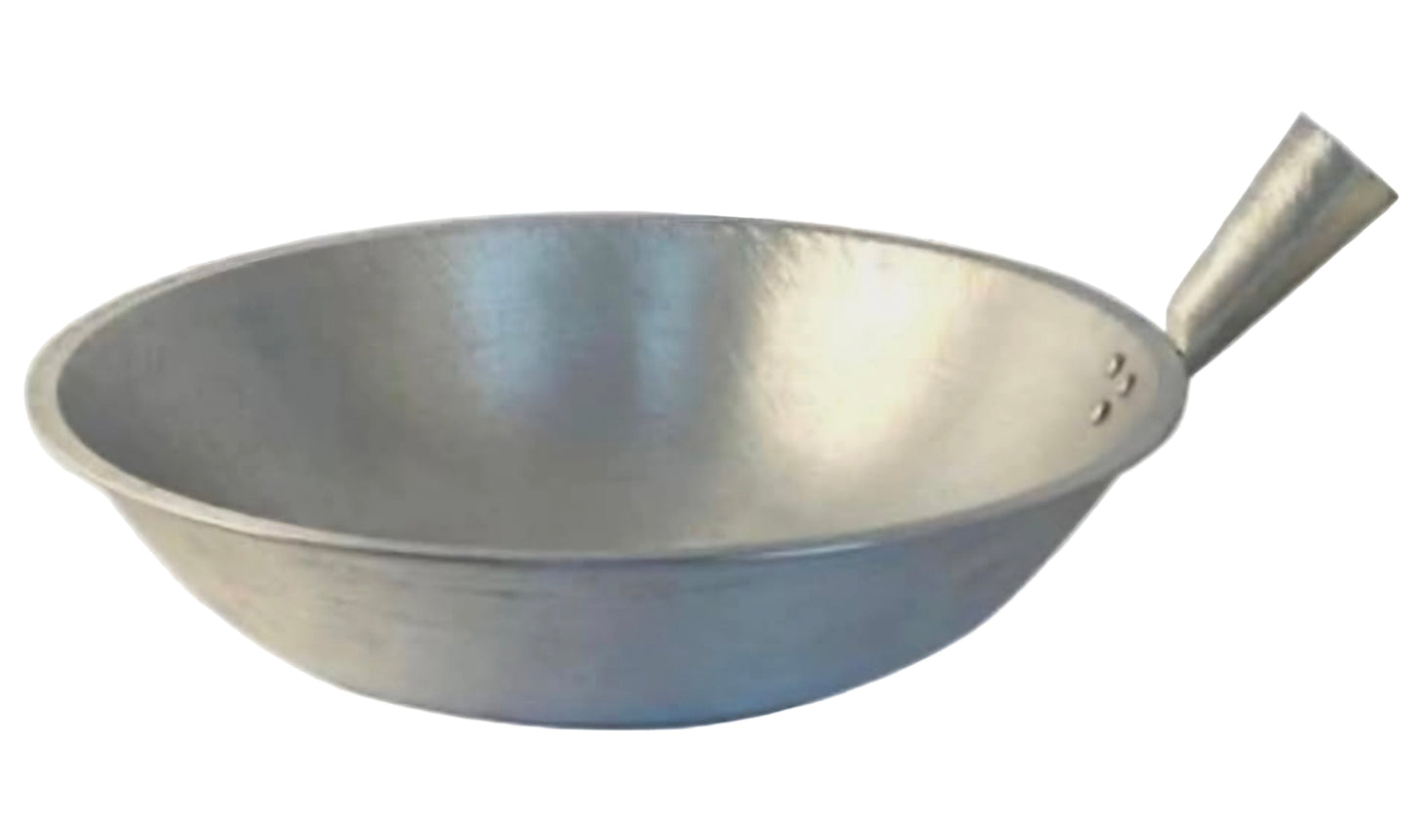 Aluminum SINGLE HANDLE KAWALI Size #6 (26.5cm-wide)