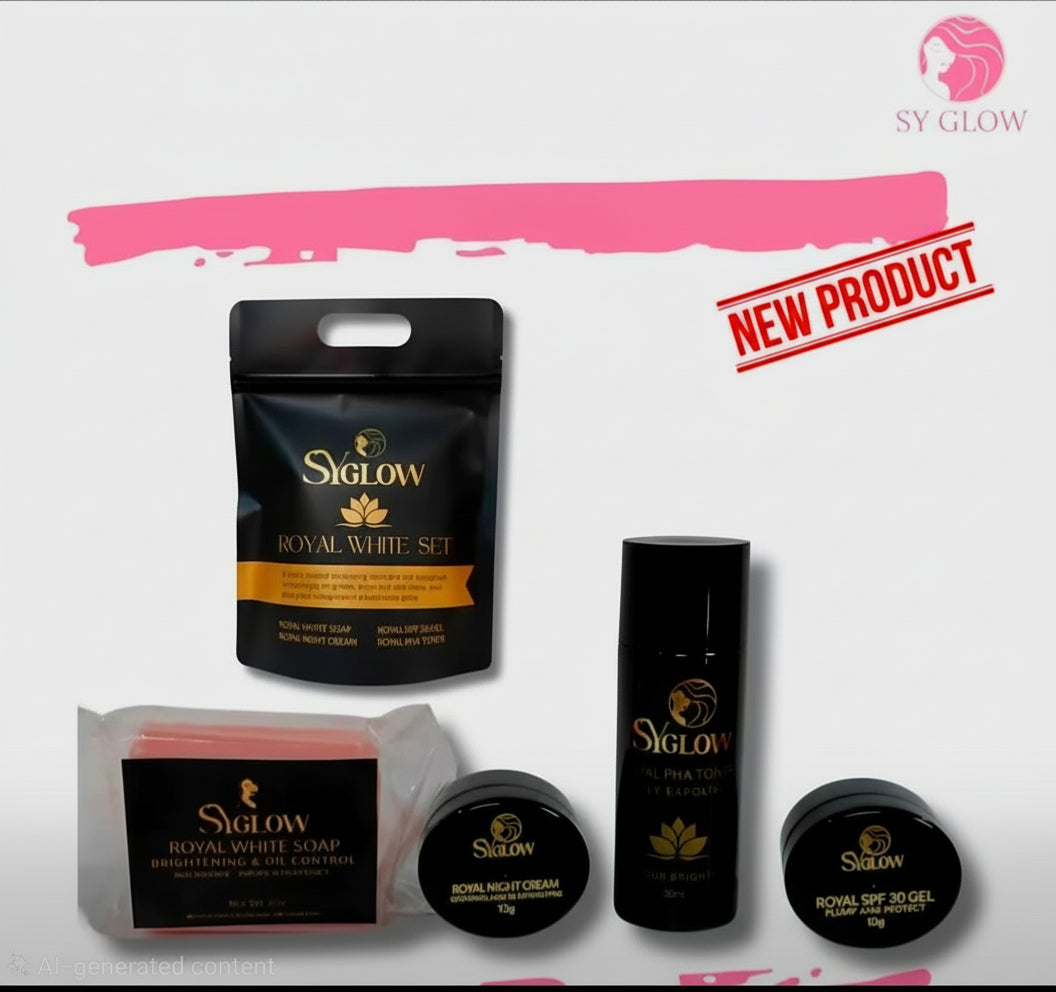 SY GLOW Royal White Set (Plant-based Facial Whitening Set)