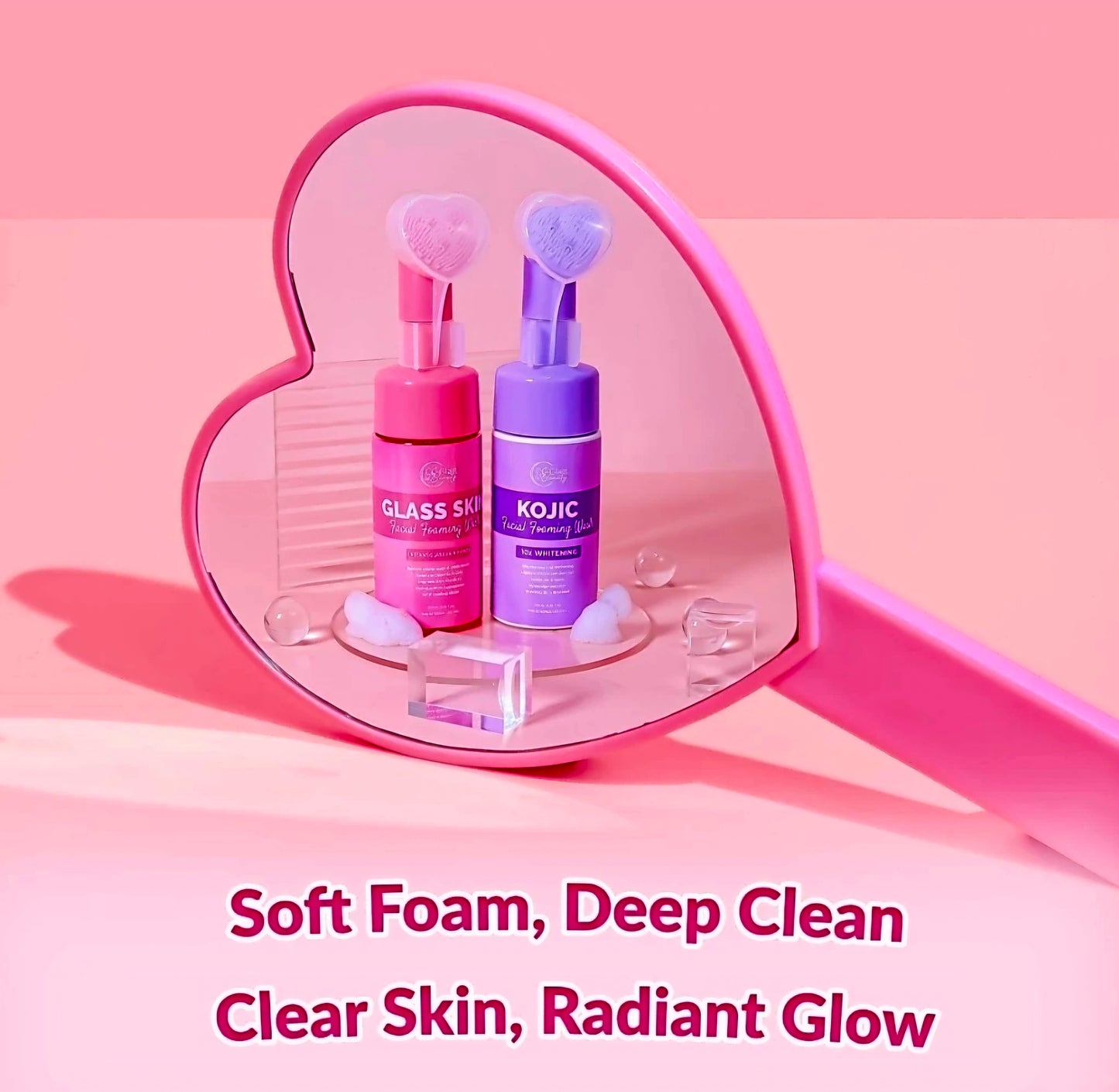 CC Glam & Beauty GLASS SKIN Facial Foaming Wash 100ml