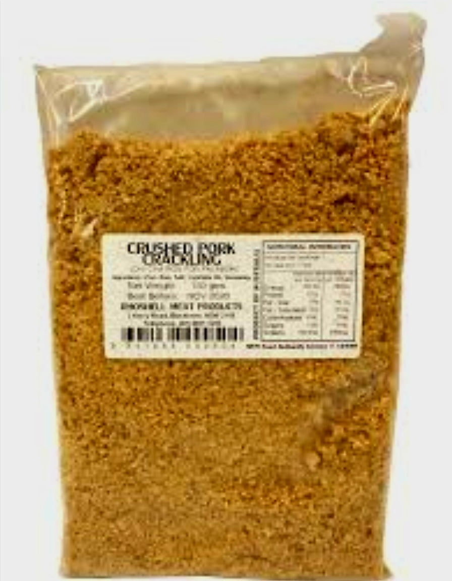 Rhoshelle CRUSHED CHICHARON (Crushed Pork Crackling) 100g (PALABOK TOPPINGS)