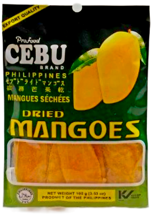 CEBU BRAND PHILIPPINES DRIED MANGOES 100G