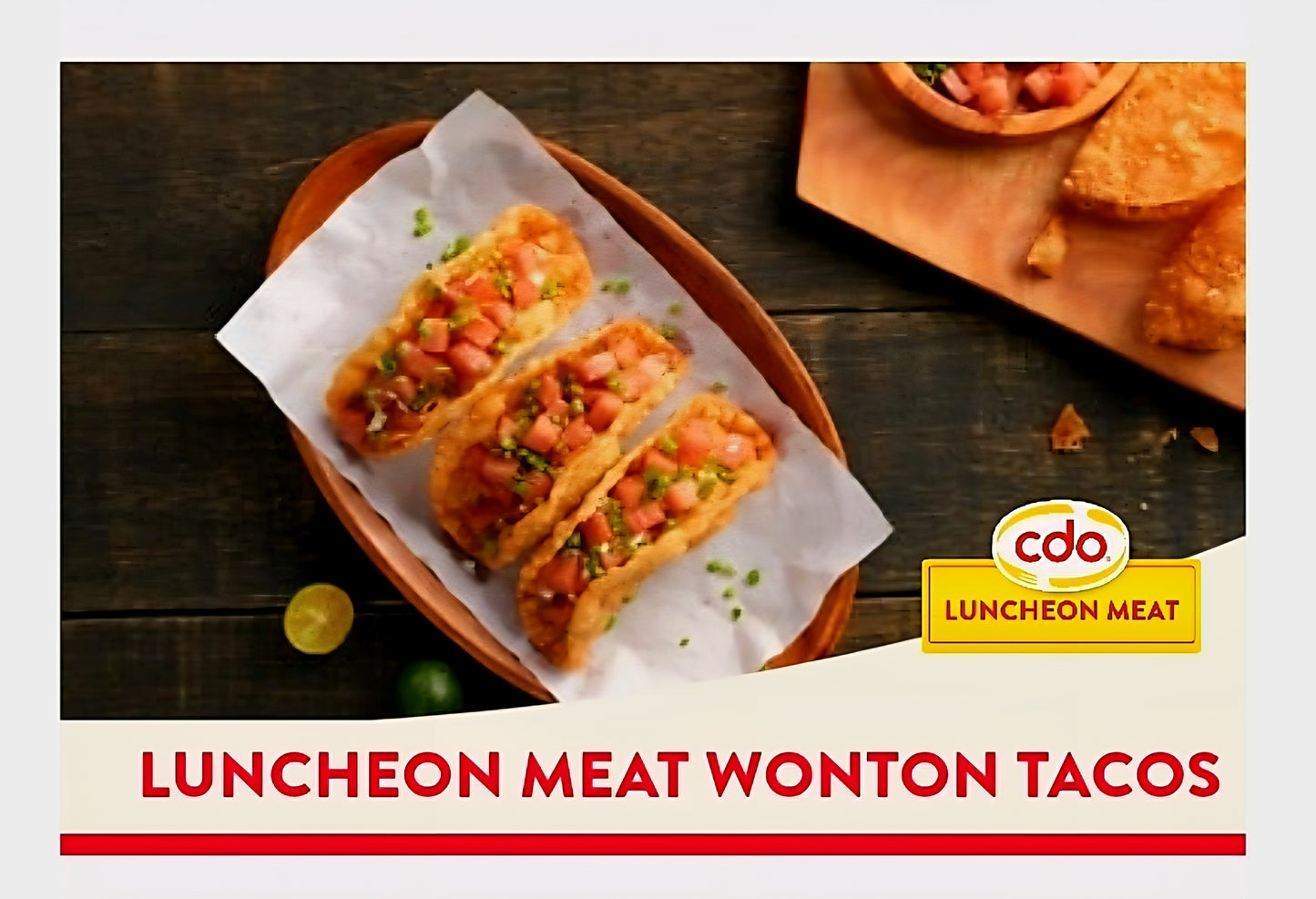 CDO Beef Luncheon Meat 350g FLAT TIN