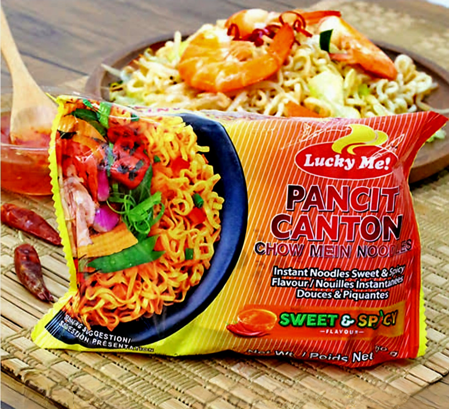 Lucky Me Pancit Canton SWEET & SPICY 60g×6's (6pack)