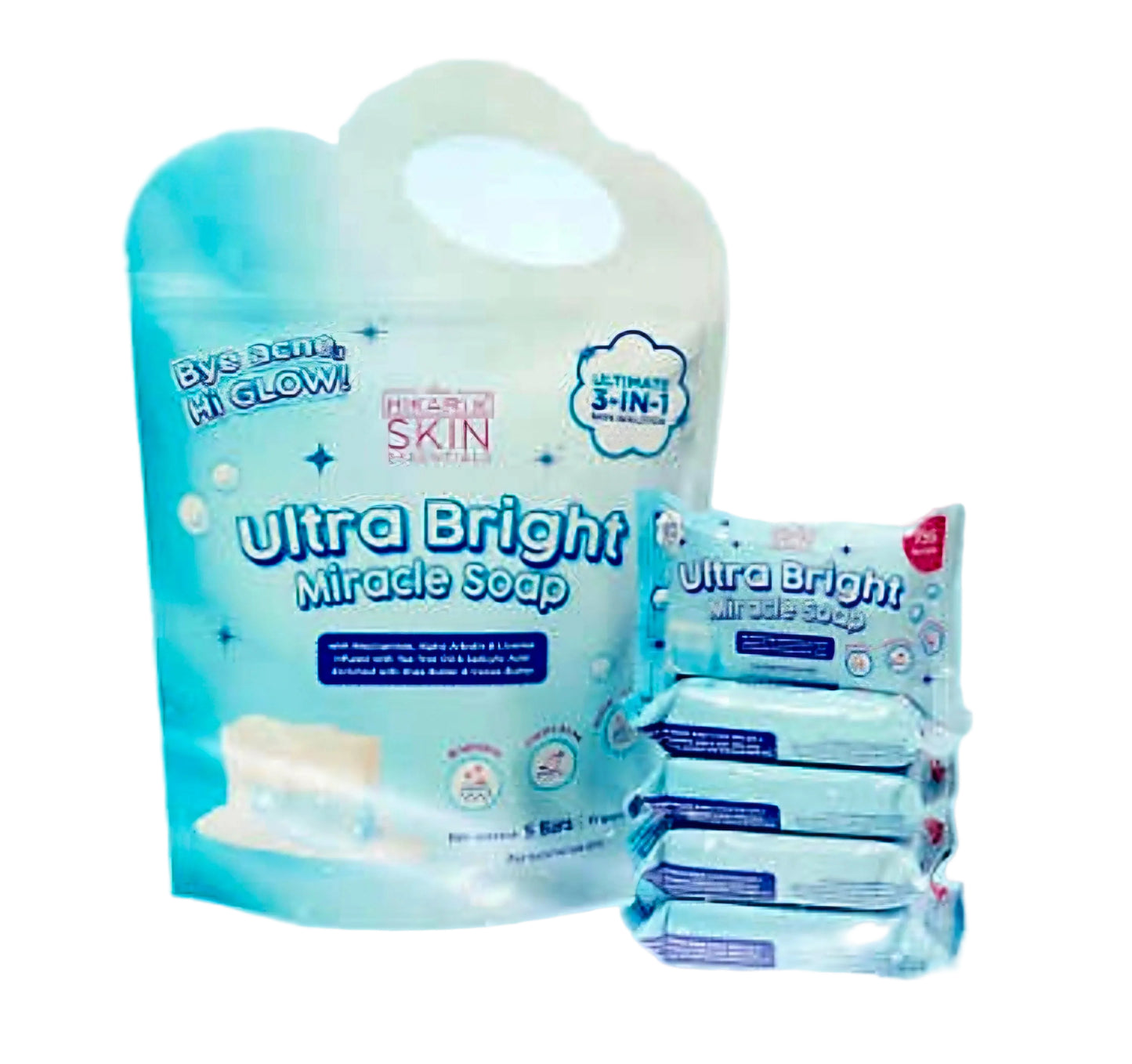 HIKARI ESSENTIALS Ultra Bright Miracle Soap 7g×5pcs BUNDLE PACK