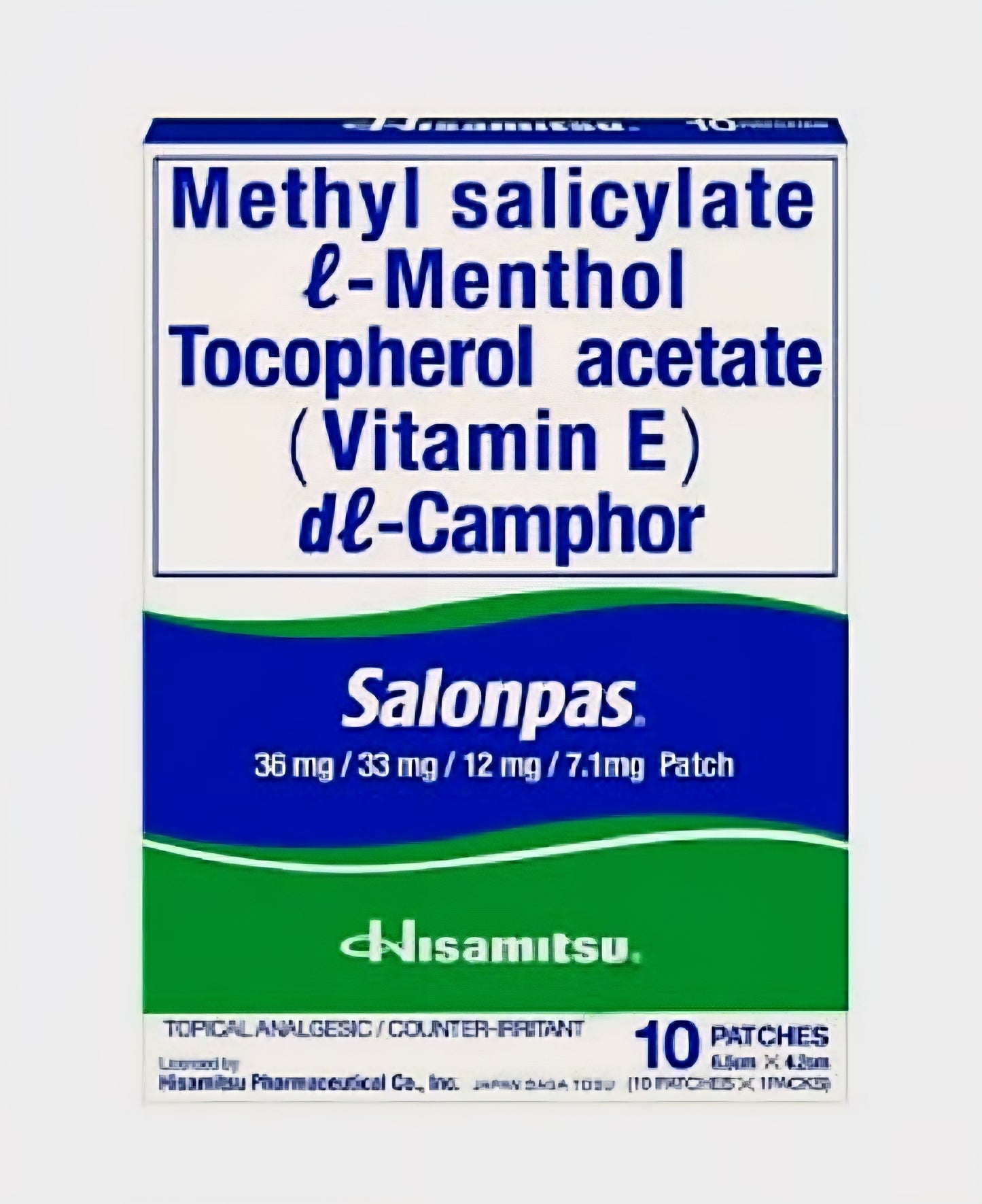 SALONPAS Topical  Patches 10patches