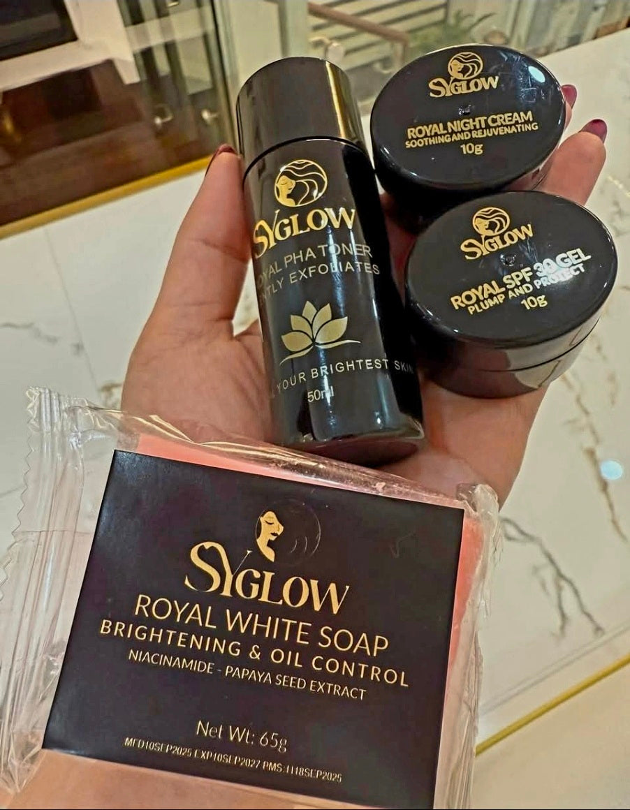 SY GLOW Royal White Set (Plant-based Facial Whitening Set)