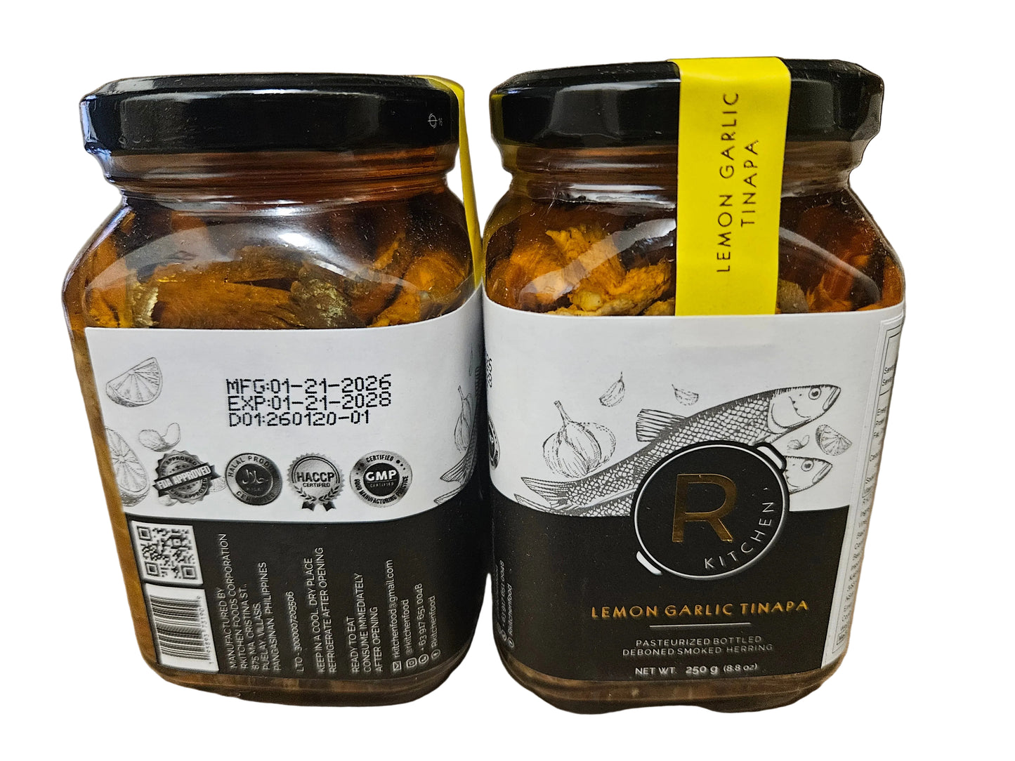 R-KITCHEN LEMON GARLIC TINAPA 250G