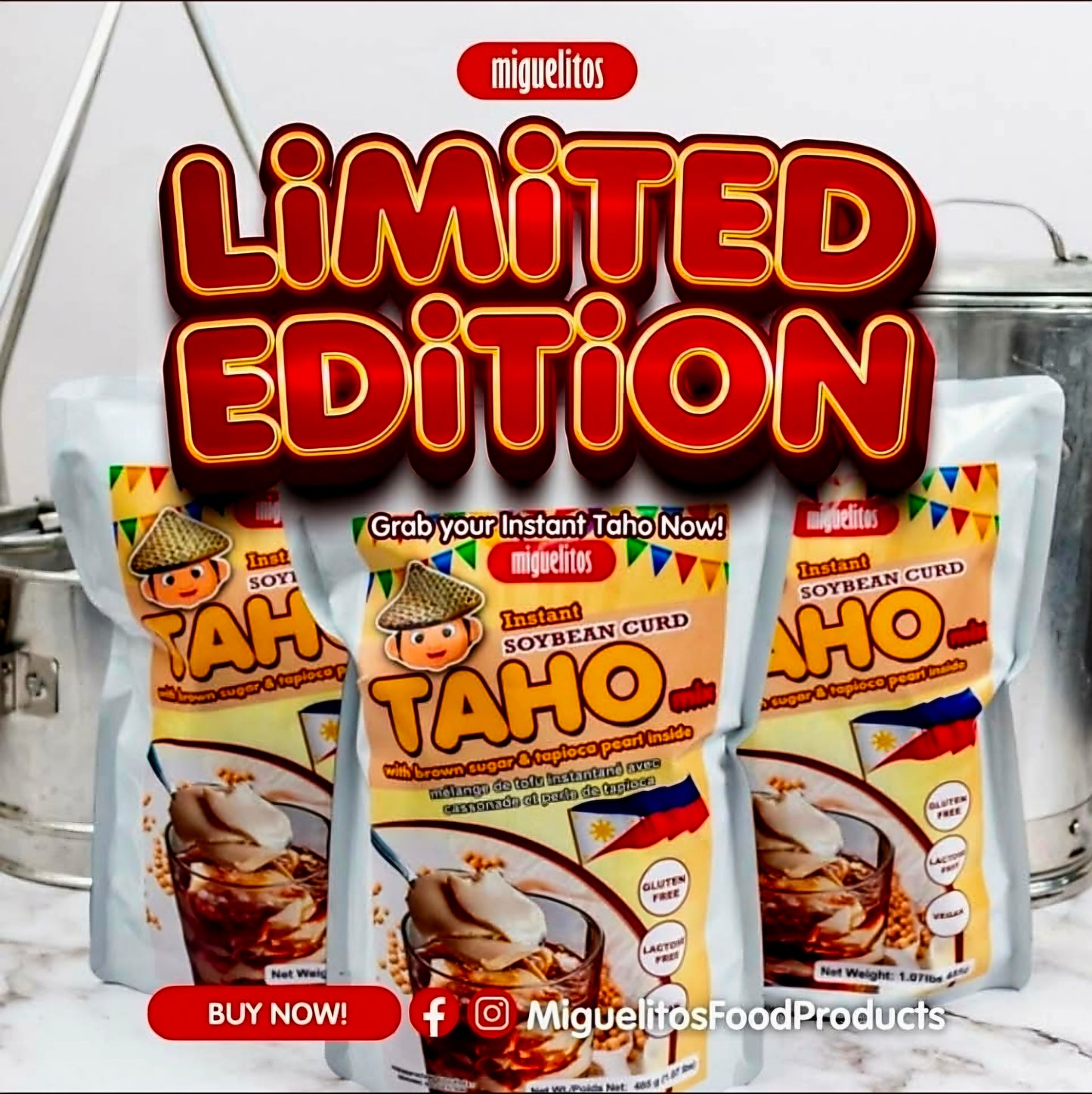 MIGUELITOS INSTANT TAHO MIX (COMPLETE SET) 485G