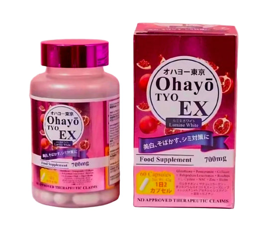 Ohayo TYO EX Lumine White 700mg 60-capsules