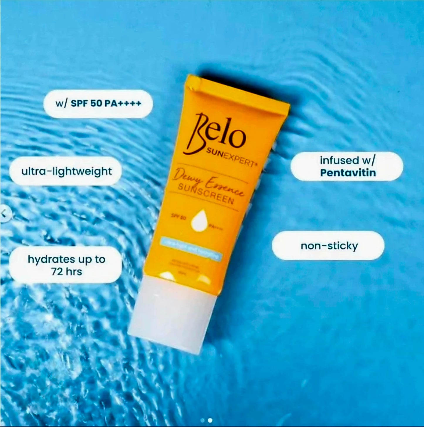 BELO Sunexpert DEWY ESSENCE SUNSCREEN SPF50 PA++++ 50ml
