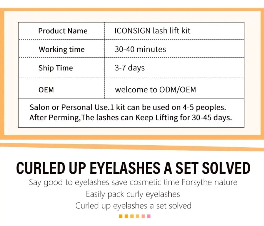 Iconsign DIY EYELASH LIFT SET