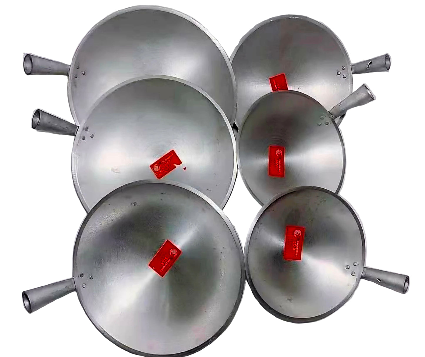 Aluminum SINGLE HANDLE KAWALI Size #6 (26.5cm-wide)