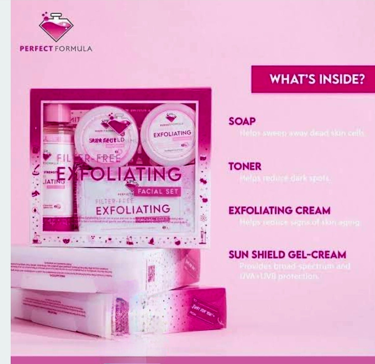 Brilliant Skin PERFECT FORMULA Filter-Free EXTRA STRENGTH Exfoliating Set (NEW PACKAGING)