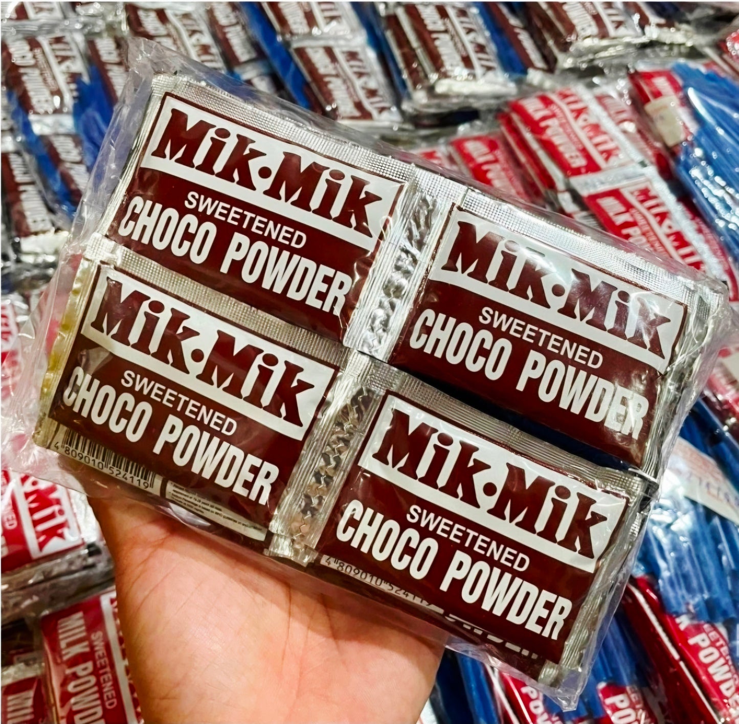 MIK-MIK SWEETENED CHOCO POWDER 20-PCS PACK