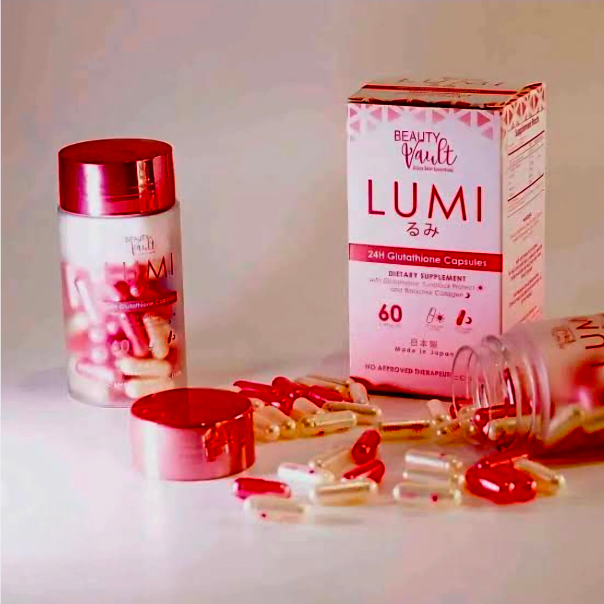 BEAUTY VAULT LUMI GLUTATHIONE 60-CAPSULES