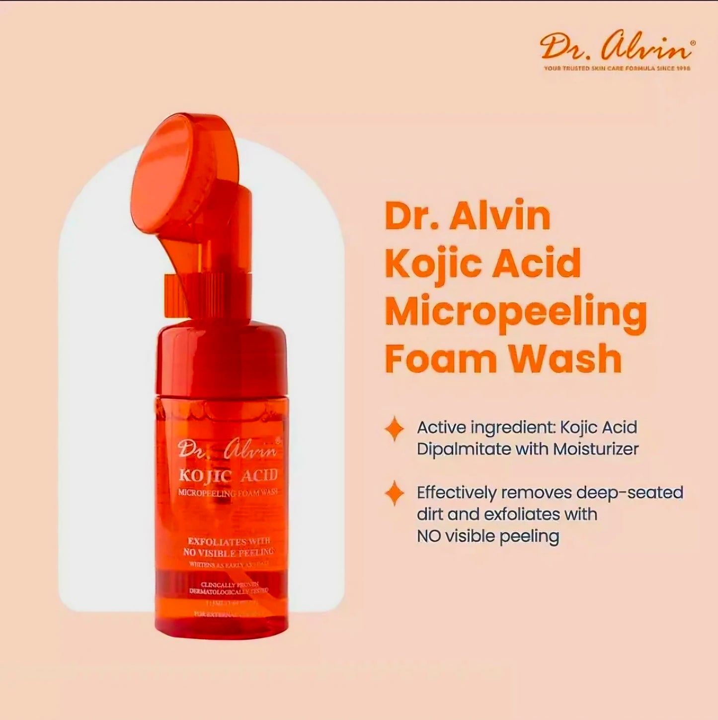 Dr.Alvin KOJIC ACID MICROPEELING Foam Wash 115ml